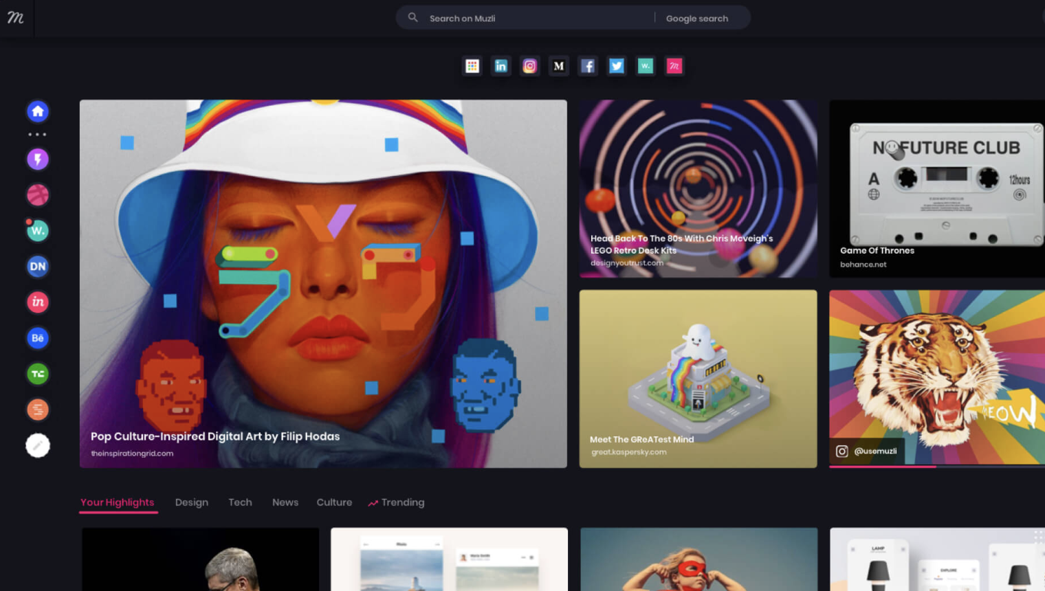 Muzli preview
