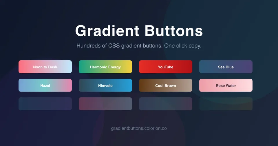 Gradient Buttons preview