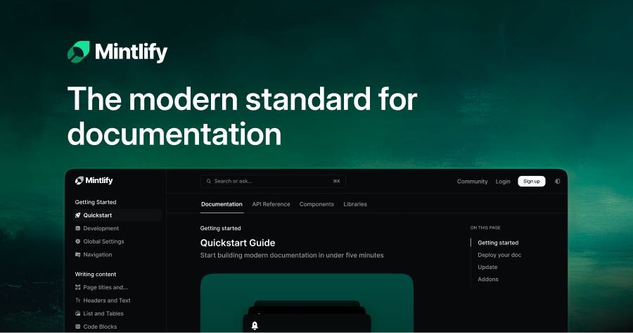 Mintlify preview