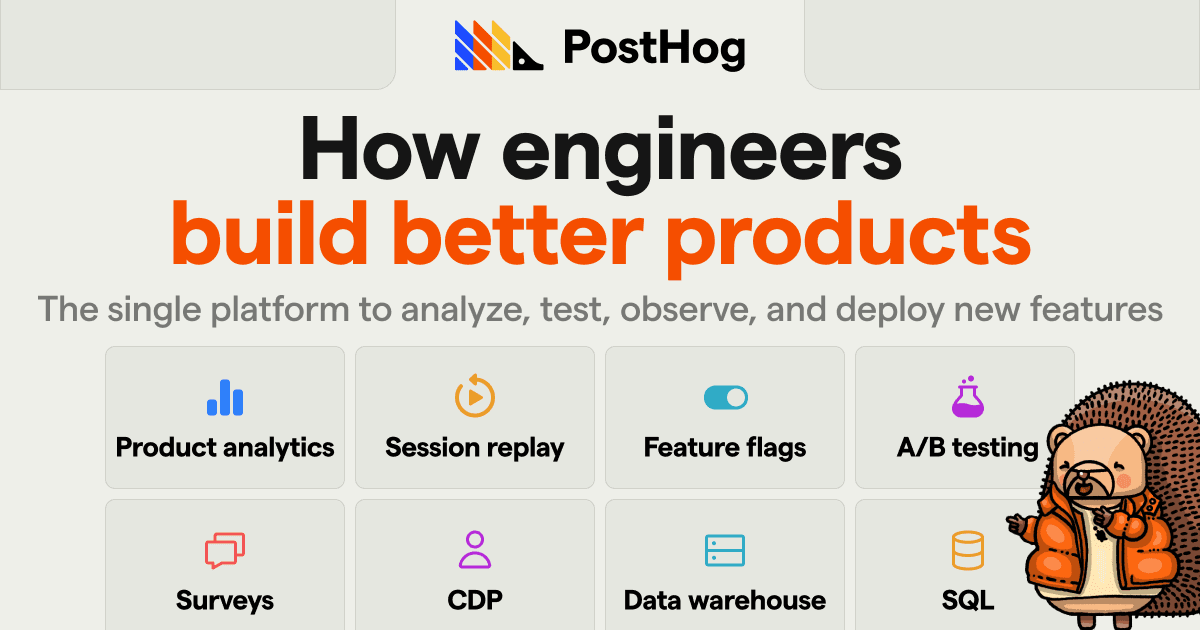PostHog preview
