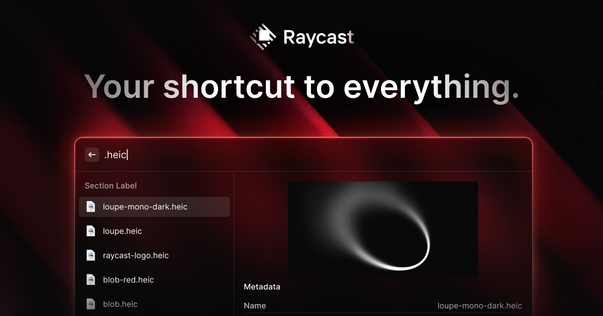 Raycast preview