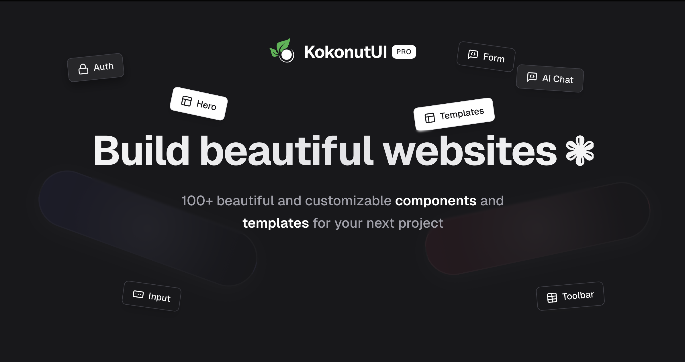 KokonutUI Pro preview