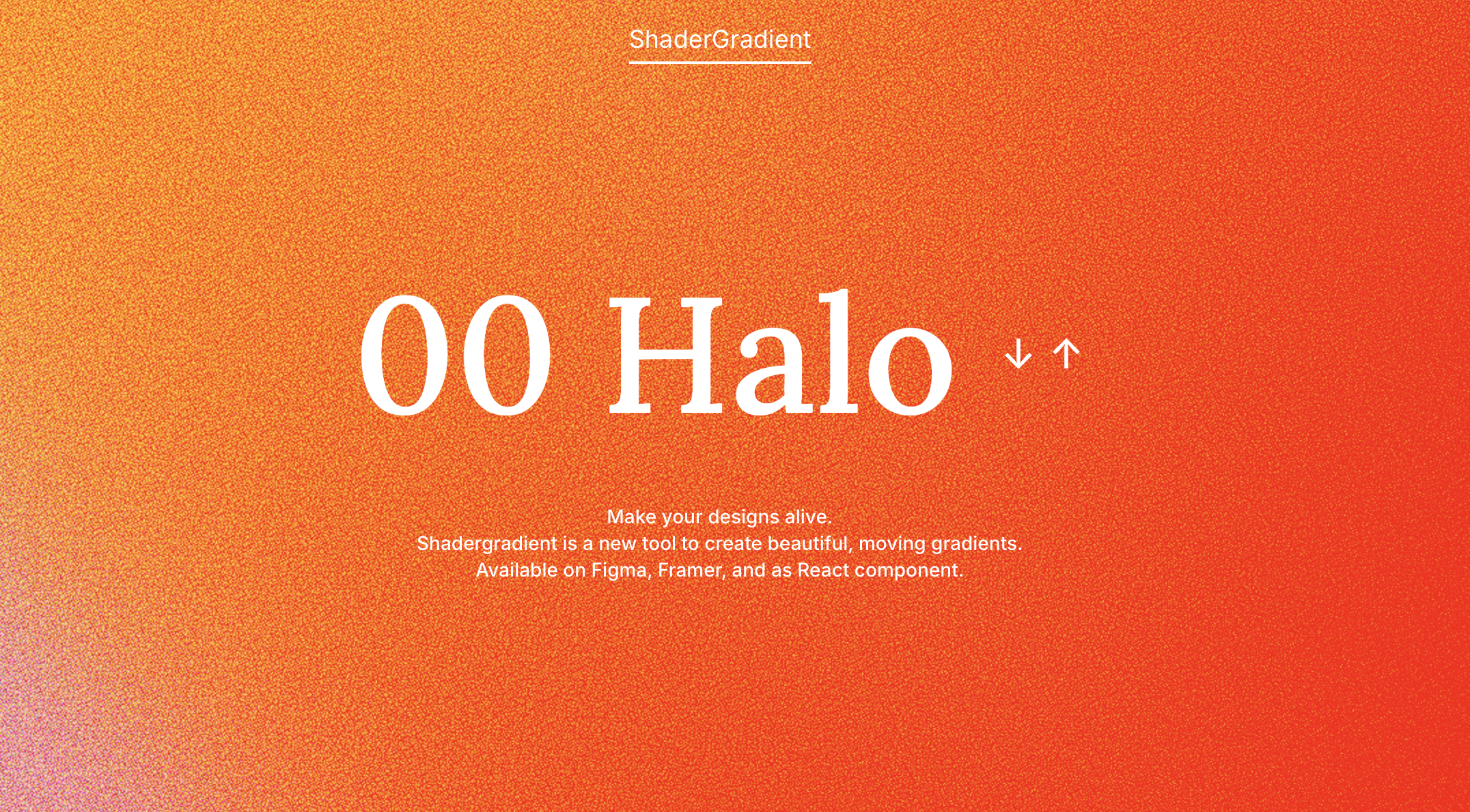 Shader Gradient preview